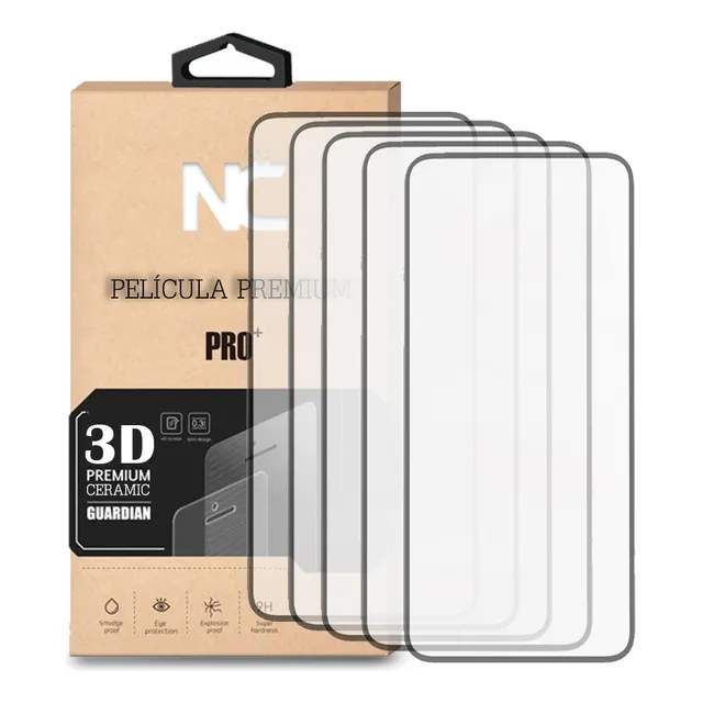 5 X Película Vidro Premium 3d Para X3 X4 X5 Pro