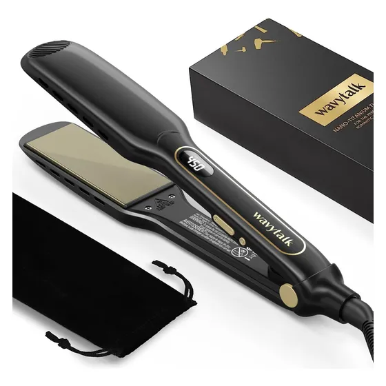 Wavytalk Hair Straightener, Titanium 1.75 Inch Wide Gm774