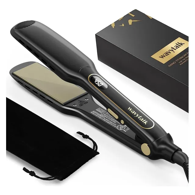 Wavytalk Hair Straightener, Titanium 1.75 Inch Wide Gm774