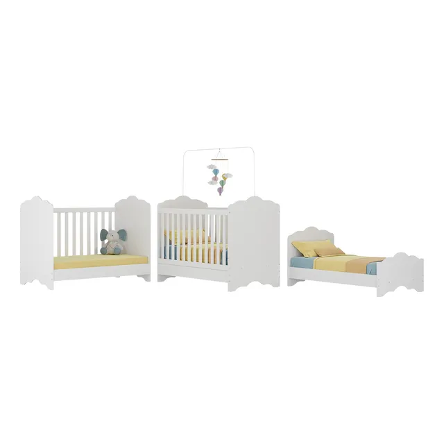 Cuna Multifuncional 3 En 1 Sofá Y Mini Cama Infantil Amanta