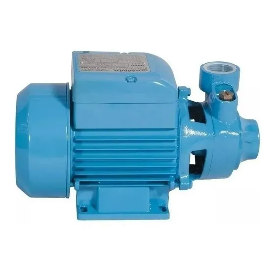 Electro Bomba Agua Periférica Gamma Qb60 1/2 Hp Gtía 2 Años