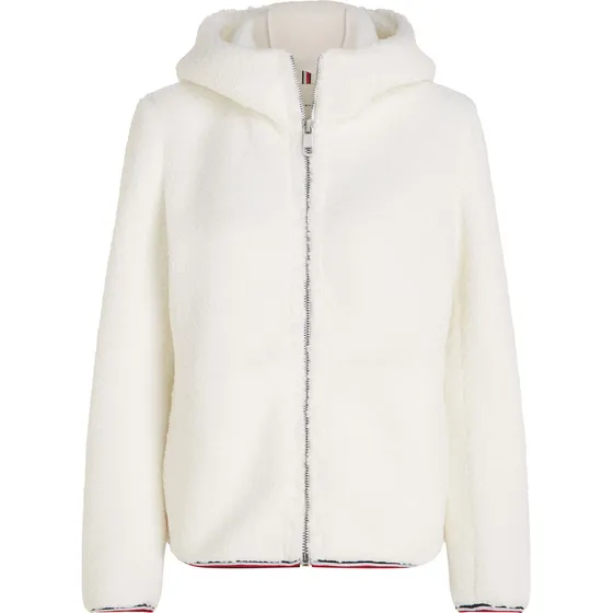 Chaqueta De Peluche Mujer Blanco Tommy Hilfiger