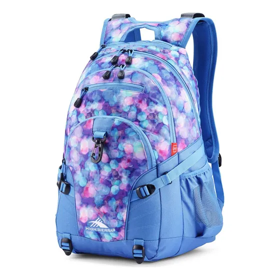 Mochila High Sierra Loop Para Viajes Y Trabajo, Color Azul, Color Shine Blue/lapis