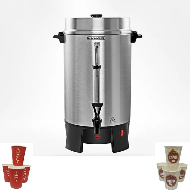 Cafetera Industrial 100 Tazas Black And Decker Percoladora