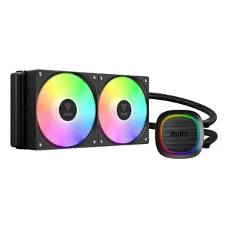 Water Cooler 240mm Gamdias Aura Gl240 V2 Argb. Preto