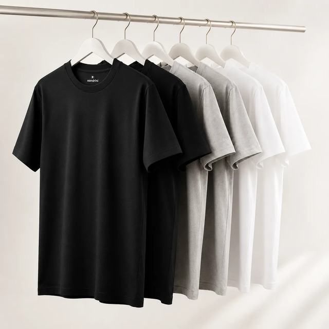 Kit 6 Camisetas Algodão Dia Dia Sandrini Básica Conforto Sortidos Gg Lisa