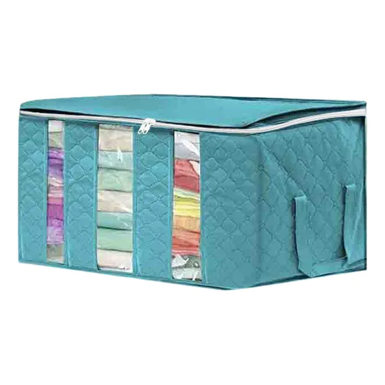 Organizador Cajas Plegables Ropa Canasto Closet