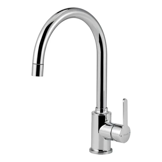 Grifería De Cocina Peirano Doble Función Move 20-146 Color Cromo Acabado Cromado Canilla Grifo Mezcladora Gris