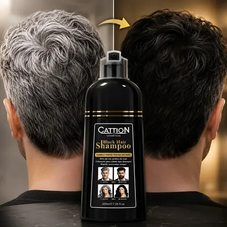 Shampoo Cobre Grisalhos Tonalizante Pinte Cabelo 15 Minutos