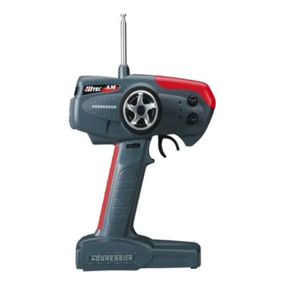 Hitec Transmissor Radio 2ch Agressor 75mhz S/cristal