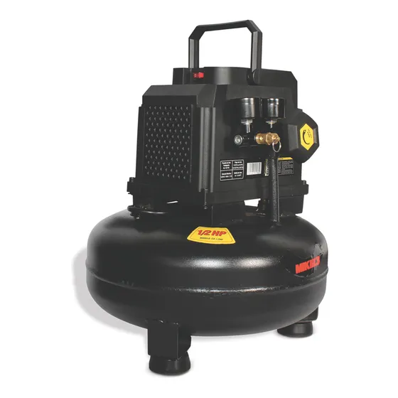 Compresor Aire 1/2 Hp Libre Aceite 3 Gal Mikels 12 Litros0