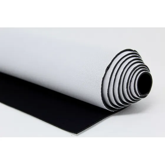 Tecido Malha Neoprene 2mm Azul Com Preto Impermeável 