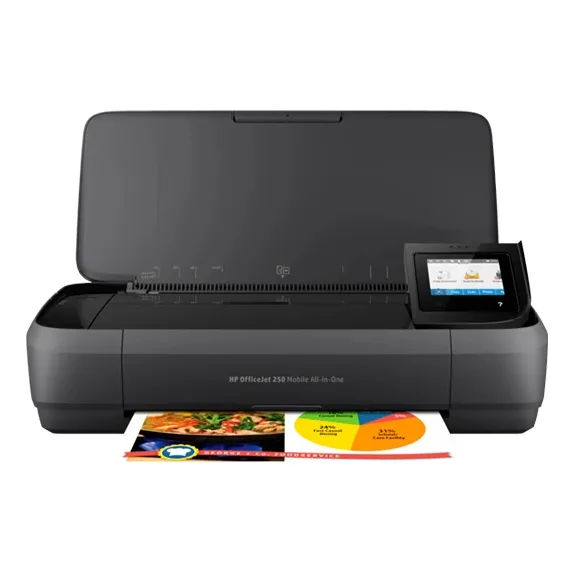 Impresora Portátil Hp Officejet 250 Todo-en-uno Cz992a Negra