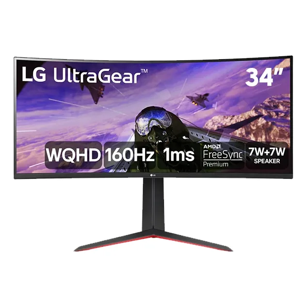 Monitor LG Ultragear 34  Curvo Wqhd Hdmi Dp 160hz