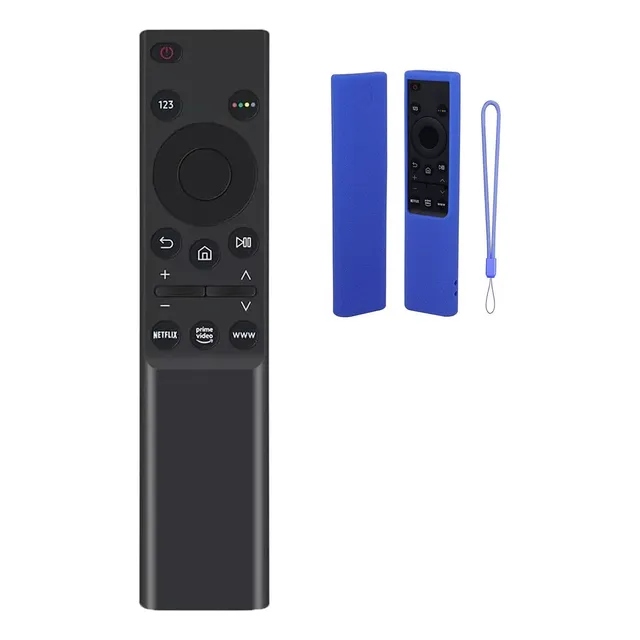Control Remoto Para Samsung Smart Tv Bn59-01358d AU7000 Para Series Au7000, Au8000, Au8200, Au9000, Q60a, Q70a, Q80a, Qn85a, Qn90a, Qn800a Y Qn900a Netflix Prime Video Mas Funda