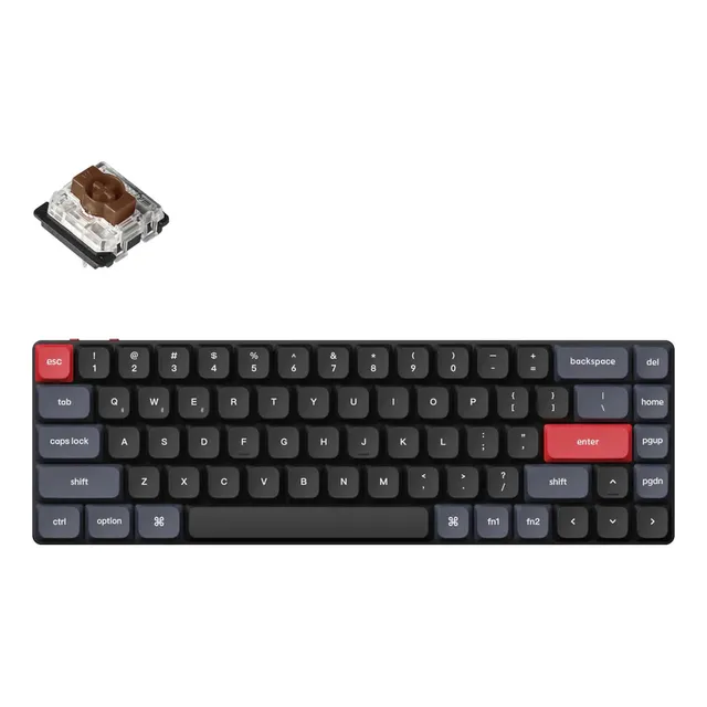 Teclado Inalambrico Keychron K7 Pro Qmk/via Mecanico Negro