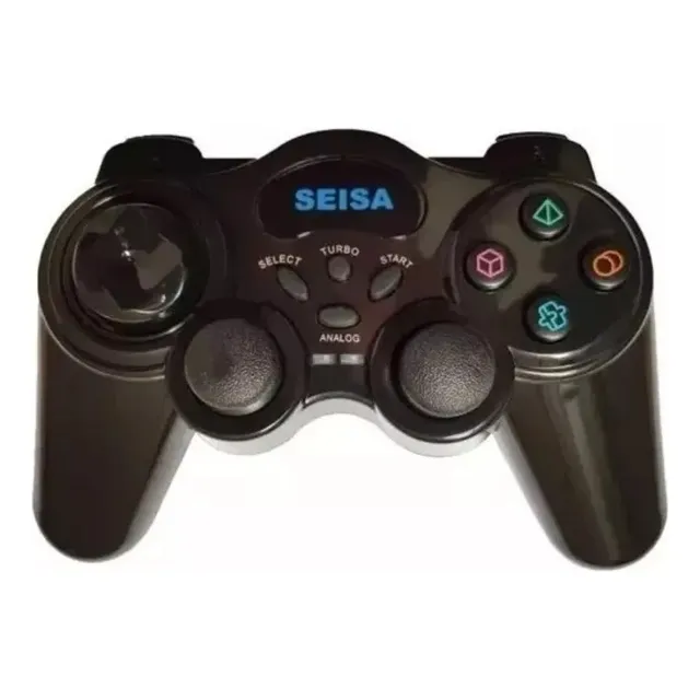 Joystick Compatible Ps2 Play2 Inalámbrico Vibracion A Pilas