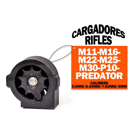Cargador Para Rifles Pcp Fox 9 Disparos