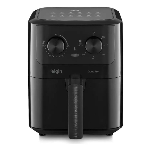 Fritadeira Elétrica Air Fryer Quad Fry Elgin 4,2 L, 1400w Preto 220v Fritadeira Elétrica Air Fryer Quad Fry Elgin 4,2 L, 1400w Preto 220v