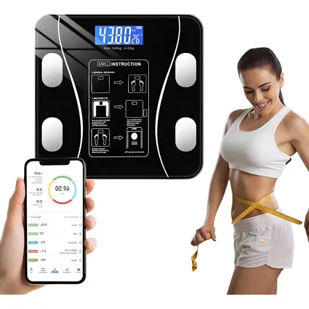 Usb Balança Digital Corporal Bioimpedância, Aplicativo Fitne