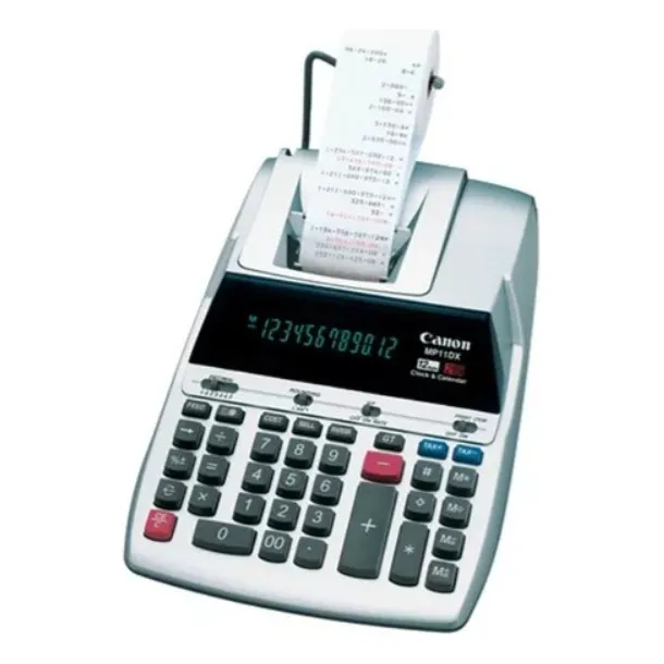 Calculadora Con Impresora Canon Mp11dx-2 12 Digitos 4.3 /vc Color Negro