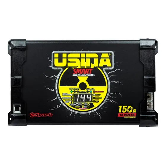 Fonte Carregador Usina 150a Connect Bivolt Automático Cor Preto