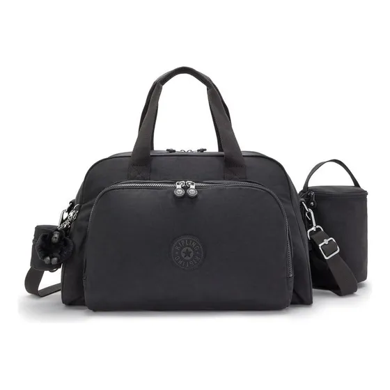 Bolsa Maternidade Kipling Camama Preta Black Noir
