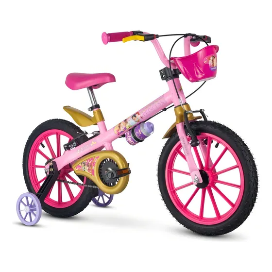 Bicicleta Disney Nathor para niñas y niños de 16 años con llantas Princess
