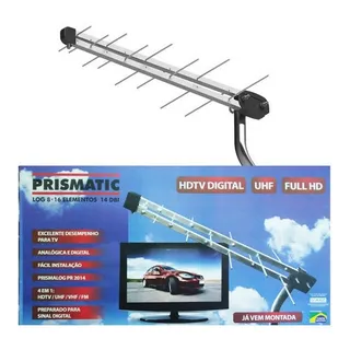 Antena Externa Para Tv Digital Hdtv 16 Elementos 14 Dbi Antena Externa Para Tv Digital Hdtv 16 Elementos 14 Dbi