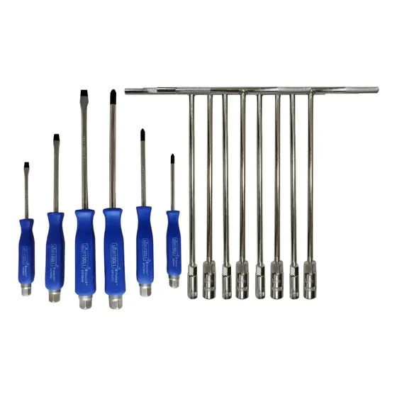 Kit X8 Copa T Larga+kit X6 Destornillador De Golpe Uyustools