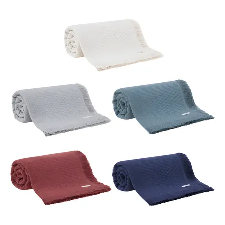 Colcha King Buddemeyer In Design 100% Algodão Bege 1436 - Bege Liso