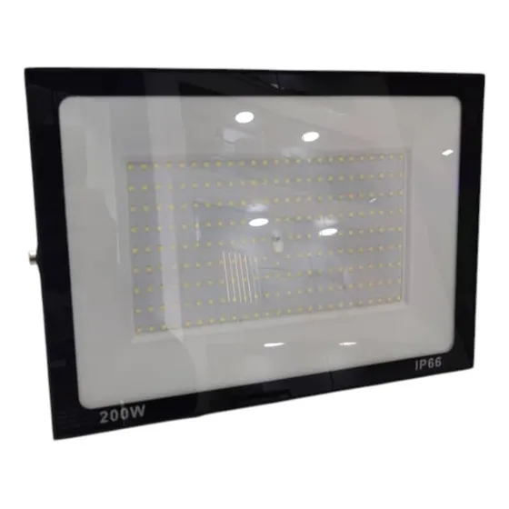 Reflector Led Clásico De 200w Ip66 Multivoltaje Exteriores 