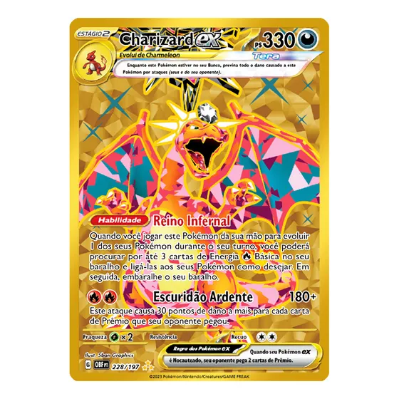 Carta Charizard V Vmax Português Brilhante Promoção 