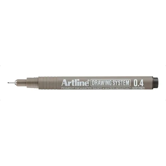 Artline - Lápiz Tiralínea Negro 0.4 Mm