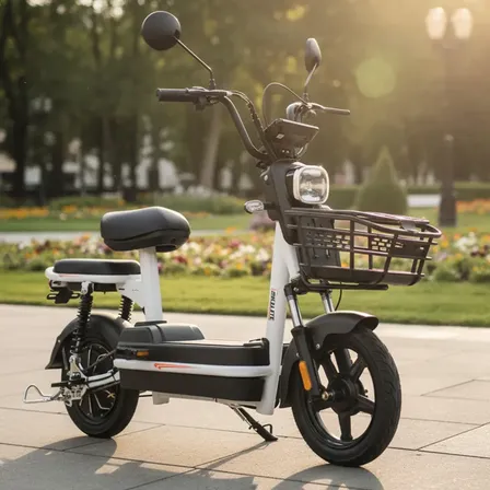 Bicicleta Elétrica Scooter 500w Bateria Removível 48v 15ah Com Painel Digital Cor Preto Bikelete Smart Mt2