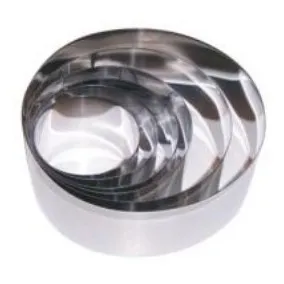 Molde Decoracion Inox 6-7-8-9-10x4.5cm 100-034 Caferra Xavi