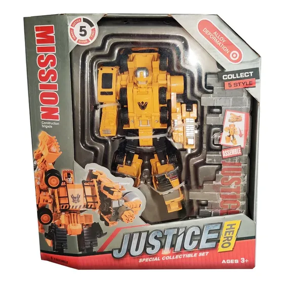 Robot Transformers Maquina Justice Hero Juguete Navidad