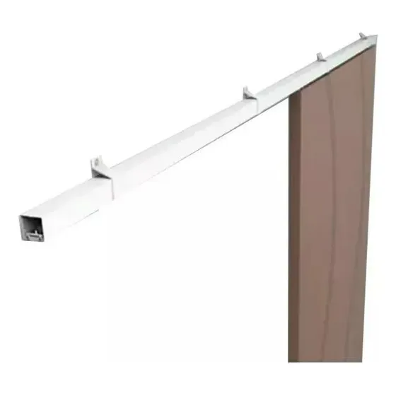 Kit Porta De Correr Branco C/ Suportes