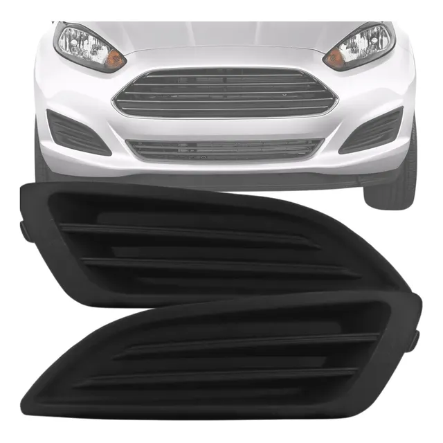 Moldura Milha Para-choque New Fiesta 2014/2017 (par)