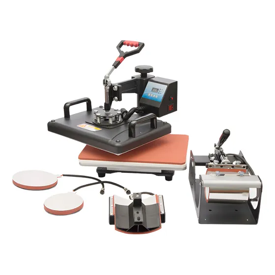 Máquina Combo Addacor 29x38 5 En 1 Sublimadora Estampadora