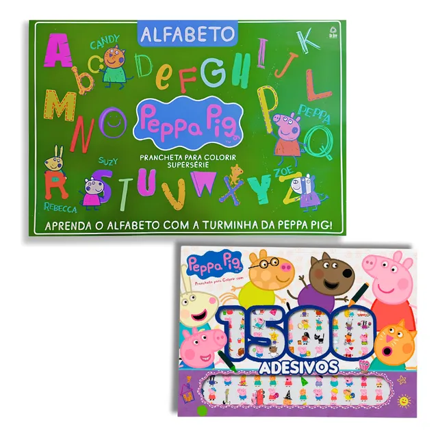 Livros Para Colorir Com Atividades Infantil Com Adesivos
