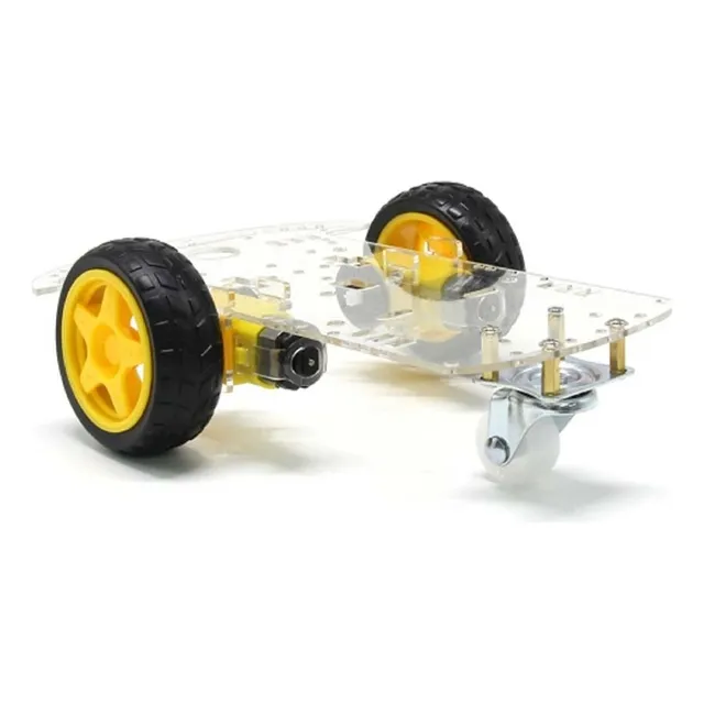 Kit Chasis Carro Proyecto Estudiantil Arduino 3 Llantas