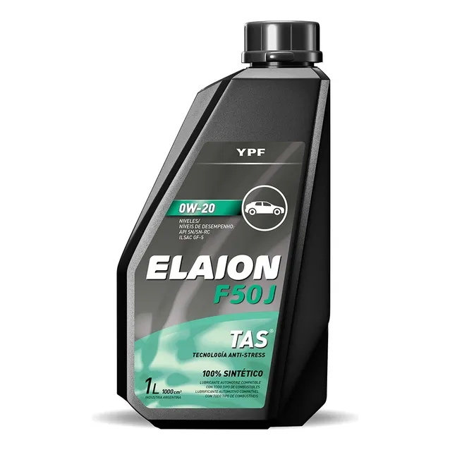Aceite Ypf F50j 0w20 X 1l 1 Pack 6 Unidades 1l/6l