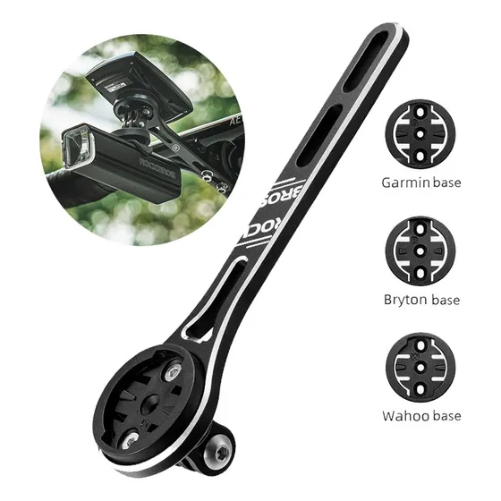 Soporte Bicicleta Rockbros Para Luces Gps Garmin Cam Gopro