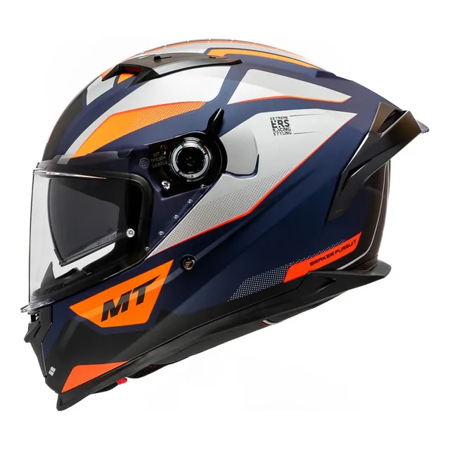 Casco Mt Helmets Braker Sv C4 Pursuit Naranja Mate