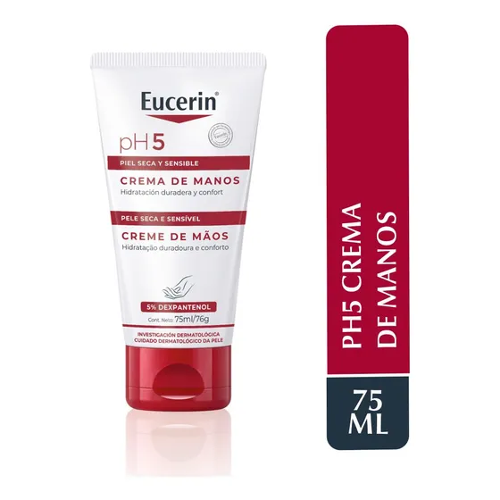 Crema De Manos Eucerin Piel Seca Y Sensible Ph5 75 Ml
