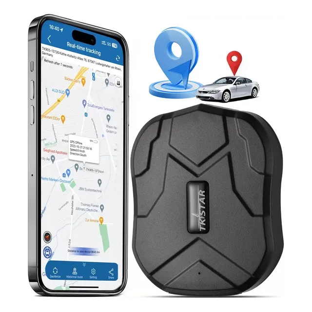 Tk905 4g Gps Tracker Impermeable 5000mah Con Lmán Para Coche