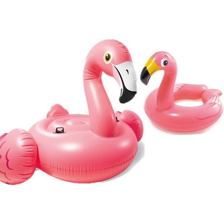 Flamingo Salvavidas Inflable Gigante + Salvavidas Bebe Intex Flamingo Salvavidas Inflable Gigante + Salvavidas Bebe Intex
