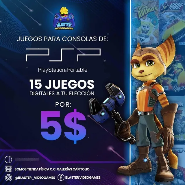 Juegos Para Psp Son 15x5v Tienda