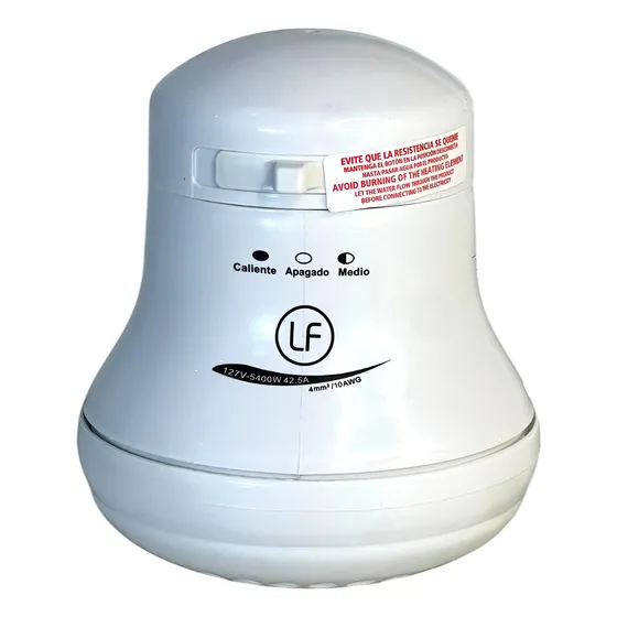 Ducha Regadera Eléctrica Blanca 127v Lf